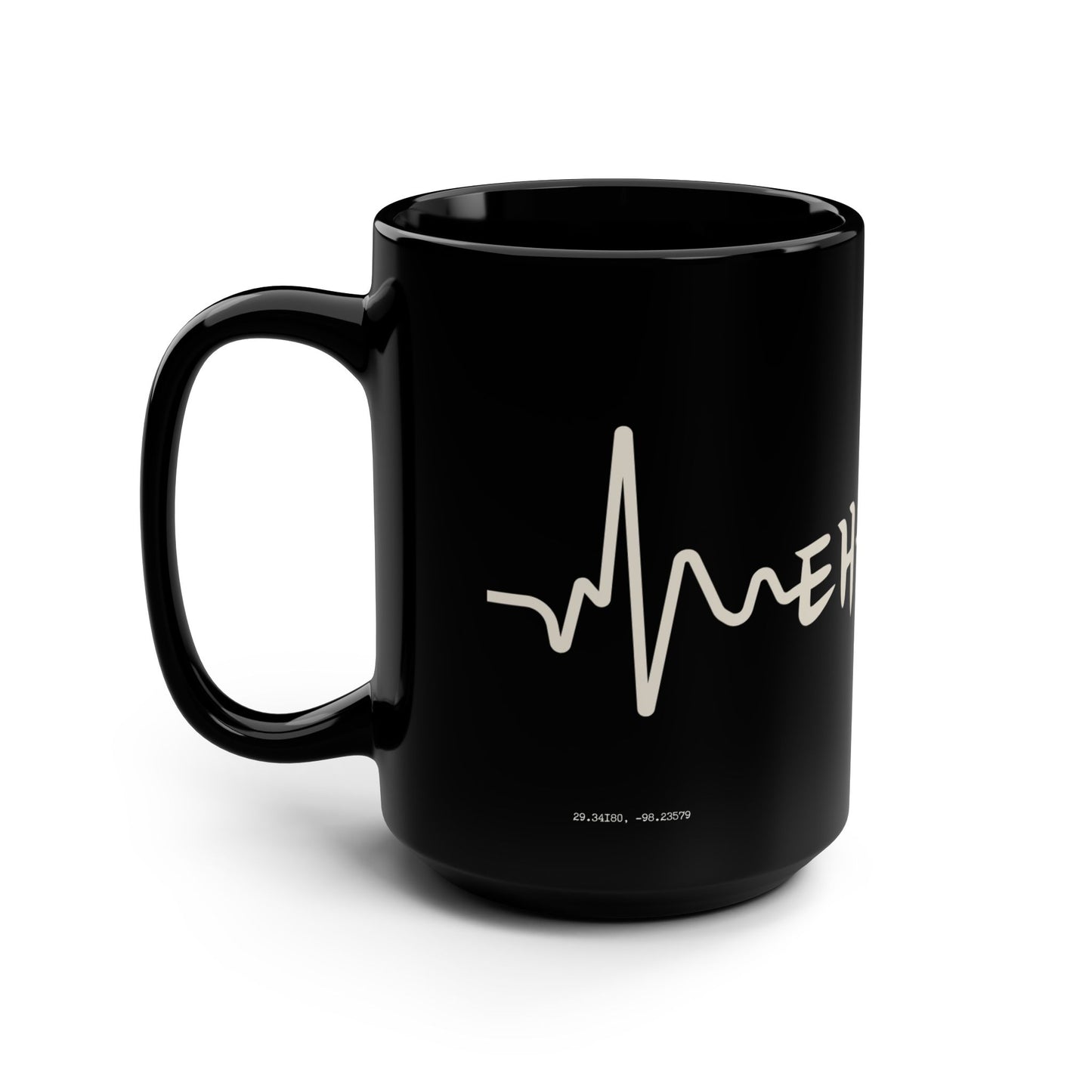Black Mug, 15oz
